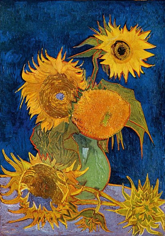 van gogh sunflowers
